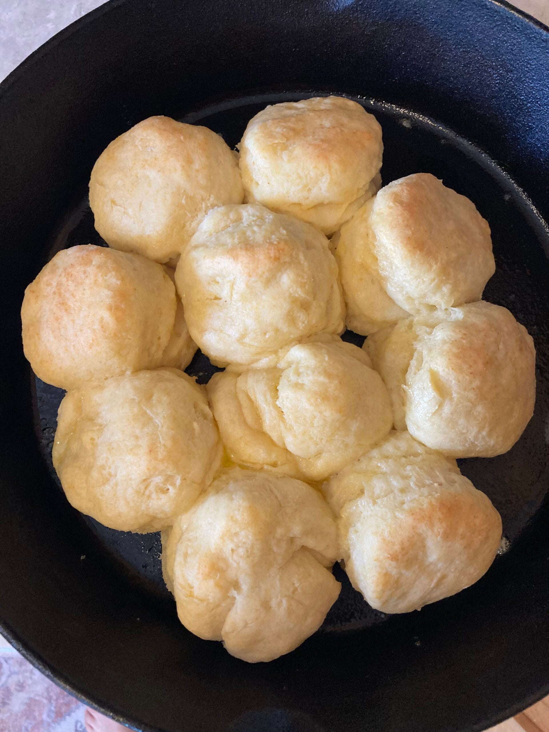 Cast Iron Lard Biscuits